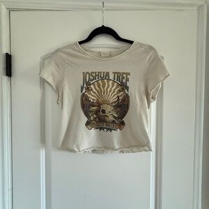 Altar’s State Joshua Tree Graphic Cream Crop Top